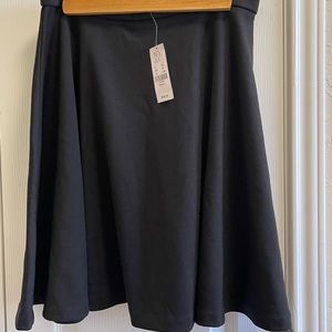 New York & Company black A-line skirt